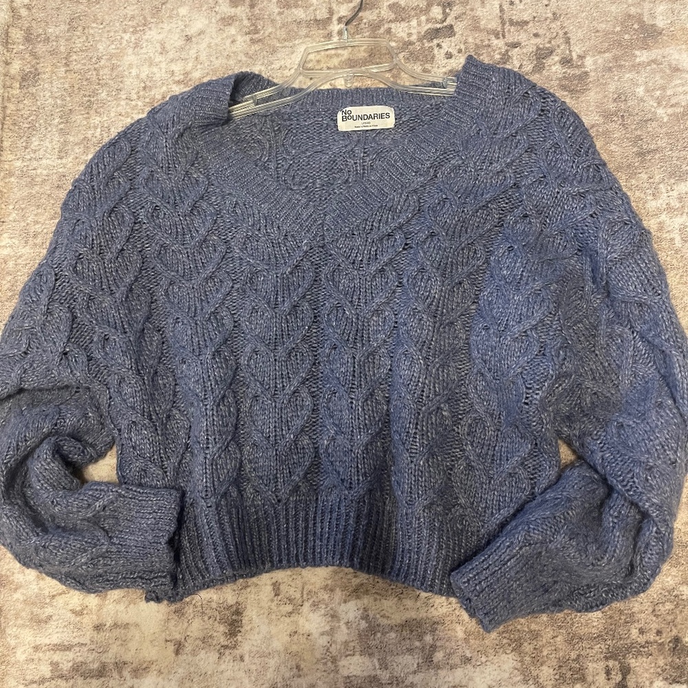 Women’s No Boundaries Blue Sweater